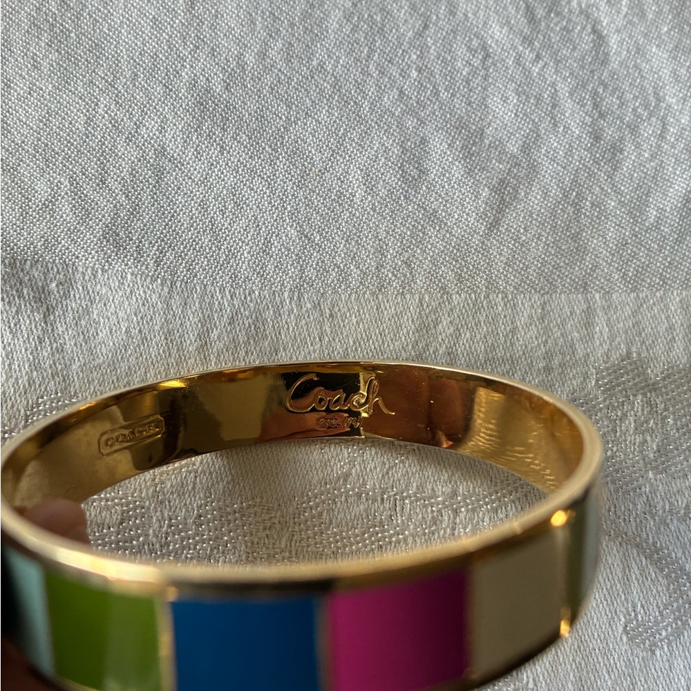 Coach multi-colored bracelet - Picture 4 of 5